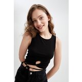 Defacto Cool Fitted Crew Neck Laced Undershirt Cene