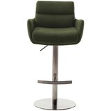 Dieter Knoll BARSKI STOL, barve nerjavečega jekla, olivno zelena | Shoptok.si