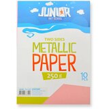Junior jolly Metallic Paper, papir metalik, A4, 250g, 10K, odaberite nijansu Roze Cene