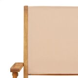  7-dijelni vrtni blagovaonski set bež od tkanine i drva | shoptok.hr