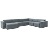 Scandic Siva kotna sedežna garnitura iz rebrastega žameta (desni kot) Sting – | Shoptok.si