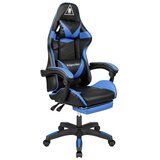 Krüger&Matz Gaming stol Kruger&Matz Warrior GX-150, črno-modre barva | Shoptok.si