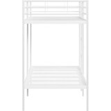vidaXL krevet na kat bez madraca bijeli 100x190 cm čelik | shoptok.hr