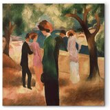  Slika - August Macke – Lady in Green Jacket 40x40 Akustična | shoptok.hr