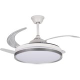 Kanlux 46372 - LED prigušiva svetiljka s ventilatorom PLAVE LED/36W/230V CCT srebrna/bela + daljinski upravljač | Eponuda.com