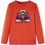 vidaXL Otroška majica z dolgimi rokavi oranžna 104 Cene