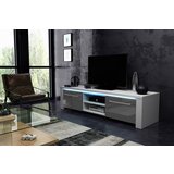 Sijaj Moderan TV ormari MAKS siva visoki sjaj 140 cm + LED | shoptok.hr