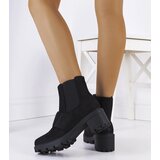 Gemre Black heeled ankle boots Seoul | Shoptok.si