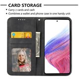 INORCO Ovitek za telefon za Samsung Galaxy A24 4G, ovitek za telefon s stojalom iz PU usnja, vtisnjen vzorec denarnice, telečja tekstura, (22035609) | Shoptok.si
