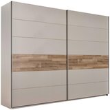 MID.YOU OMARA Z DRSNIMI VRATI, barve hrasta, barve šampanjca | Shoptok.si