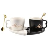  Moka set, set šolja, keramička, Mr. i Mrs., 2K | ePonuda.com