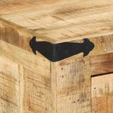  Klupa s ladicama s pohranom Smeđa 110 x 35 x 50 cm Grubi Mango | shoptok.hr