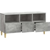 TV omarica Betonsko siva 102 x 34,5 x 50 cm Inženirski les, (5000238861) | Shoptok.si