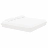  Okvir za krevet od masivnog drva bijeli 200 x 200 cm | Eponuda.com