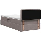  Krevet s madracem i skladištem Sivosmeđa 90 x 190 cm Baršun | shoptok.hr