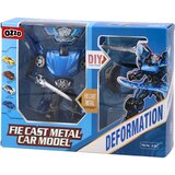 Ozzo Diecast, igračka, robot, transformers, bugati, plava Cene