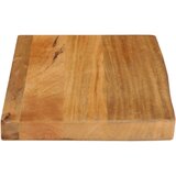 Stolna Mizna plošča z naravnim robom 50x40x3,8 cm trden mangov les, (21411789) | Shoptok.si