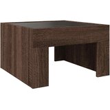  Stolić s beskonačnim LED svjetlima boja hrasta 50x50x30 cm | shoptok.hr