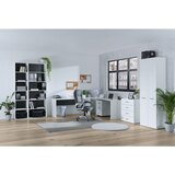 Hom`in regal 75/222,2/40 cm bela, antracit | Shoptok.si