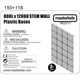  Masterkidz zidni panel za znanstvenu ploču kreativni nosač 120x80 cm bez ploče za pričvršćivanje | shoptok.hr