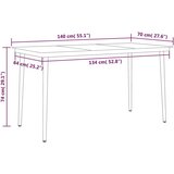  5-dijelni vrtni blagovaonski set crni | shoptok.hr