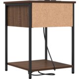  Noćni ormar Smeđi hrast 42 x 41 x 56 cm Konstruirano drvo | shoptok.hr