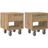  Noćni ormarić 2 pcs Umjetnički hrast 40,5 x 40 x 48 cm | shoptok.hr