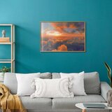  Plakat When Dawn Tickles the Clouds: A Color Show on the Morning Sky 42x29.7 Zlatni okvir | shoptok.hr