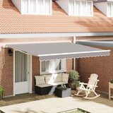 vidaXL Ročna Zložljiva Tenda Svetlo Siva 400x350 cm, Tenda Za Zamenjavo Tkanine za 4x3.5 m Okvir Svetlo Siva Cene