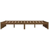  Za krevet od masivnog drva smeđa boja meda 140 x 200 cm | shoptok.hr
