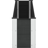  Vrtna visoka greda Črna 200 x 30 x 36 cm, (5000287794) | Shoptok.si