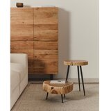 Kave Home Okrugao pomoćni stol s pločom stola od bagrema 35x35 cm Tanive – | shoptok.hr