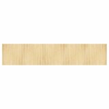  Tepih pravokutni svijetli prirodni 100 x 500 cm od bambusa | Eponuda.com