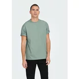 Only & Sons Majica Fred 22022532 Zelena Relaxed Fit