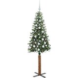  Mršavo božićno drvce Zelena 180 cm PVC i čvrsto drvo bora | shoptok.hr