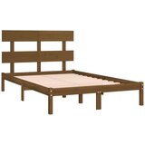  Posteljni okvir medeno rjav iz trdnega lesa 200x200 cm, (20644670) | Shoptok.si