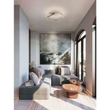 Nova Luce Aluminijasta LED zatemnitvena stropna svetilka v srebrni barvi Tilia – | Shoptok.si