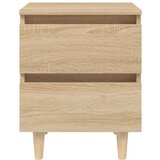 Nočna omarica z nogami 2 kosa sonoma hrast 40x35x50 cm, (20734761) | Shoptok.si