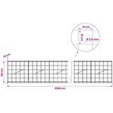  Gabion s žicom debljine 3 5 mm i mrežom 10x10 cm 1050x10x50 cm - 10 cm 50 cm 1050 cm | shoptok.hr