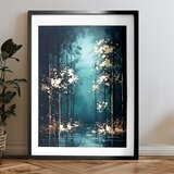  Zidni plakat s extra efektom - mystic trees Cijene
