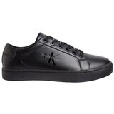 Calvin Klein Jeans Leather Trainers Crna | shoptok.hr