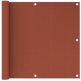 vidaXL Balkonsko platno terakota 90x400 cm HDPE Cene
