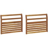  Naslon 2 kom. Prirodna 78,5 x 8 x 60 cm Čvrsto drvo akacije | shoptok.hr