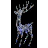 vidaXL XXL akrilni božićni sob 250 LED žarulja 180 cm raznobojni | shoptok.hr