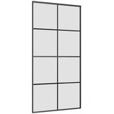  Klizna vrata s priborom 102,5x205 cm od stakla ESG i aluminija | shoptok.hr