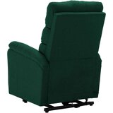  Stol s funkcijo vstajanja temno zeleno blago, (20935224) | Shoptok.si