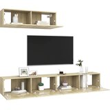 TV ormarići 3 kom boja hrasta sonome od konstruiranog drva | shoptok.hr