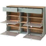 XORA omara za čevlje žajbljevo zelena, hrast artisan | Shoptok.si