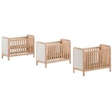Vipack Otroška posteljica z nastavljivo višino 60x120 cm v naravni barvi Woods – | Shoptok.si