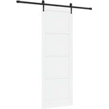  Klizna vrata ORKDAL Bijela i crna 83 x 232 cm Masivna borovina | Eponuda.ba